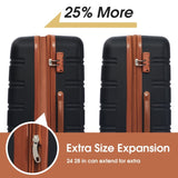 Hardshell Luggage Sets 4 pcs Bag Spinner Suitcase with TSA Lock Lightweight-16"20"24"28" PP310249AAP