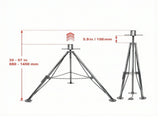 5th Wheel Tripod Stabilizer, 5000 lbs Load Capacity, 35"-57" Adjustable Height, Tripod Jack for 69617391