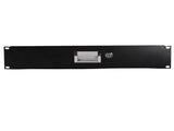 19" 2U Steel Plate DJ Drawer Equipment Cabinet with Keys Black 19646401