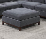Modular Living Room Furniture Ottoman Ash Chenille Fabric 1pc Cushion Ottoman Couch B011104330