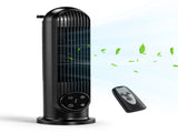 US Standard RTW-CR Tower Fan, 110V, 25W, 16 Inch Mini Column Tower Fan, Touch Control with Remote, 86293829