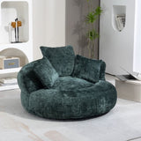 COOLMORE Lazy Sofa Durable Comfort Lounger High Back Bean Bag Chair Couch With Three Pillows for W395P252054
