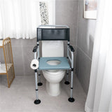 Black shower toilet chair and bucket 88038090