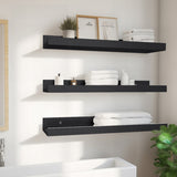 ZNTS 24” Floating Shelves for Wall Décor Storage, Set of 2, Wood for Bedroom, Living Room, Bathroom, 12362765