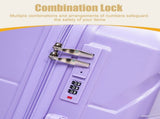 28" Large Suitcase, ABS Hardshell, Upgraded Crack-Resistant Iron Handle, Combination Lock, 360&deg W2787P536191