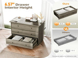 () 3-Drawer Cabinet with Electric Drawers Particleboard Bedside Table with 29446881