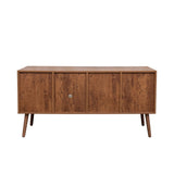 TV Stand Use in Living Room Furniture with 1 storage and 3 shelves Cabinet W331P247811