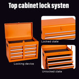 Tool Chest, 5-Drawer Rolling Tool Storage Cabinet with Detachable Top Tool Box, Liner, Universal W2660P287667