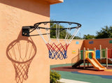 Wall & Door Mounted Basketball Rim, Flex Rim Goal Replacement with Net & Double Spring 15163653