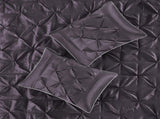 7-Piece King 100% Polyester Pieced Pleated Tufted Comforter Set B035P463175