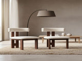 Mid-Century Modern Upholstered Dining with Solid Wood Frame, Ergonomic T-Back Accent Side B2792P598923