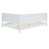 Full Size Wood Daybed/Sofa Bed, White WF297690AAK