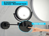 LED Wall Mount Two-Sided Magnifying Makeup Vanity Mirror 68861572