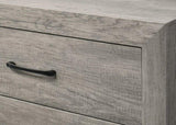 1pc Contemporary Six-Drawers Dresser Bed Side Cabinet Wooden Furniture Gray Color B2741P334816