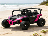 Pink 12V Electric Kids UTV Ride On Truck Battery Powered with Rear Suspension, Parental Remote for 42532709