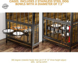 Dog Crate Furniture-Style Cages for Large Dogs Indoor Heavy Duty Super Sturdy 41" T3210P294077
