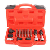 13Pcs Alternator Freewheel Pulley Removal Socket Hex Spline Star Bits Tool Kit fit Mercedes fit 49987071