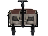 All-in-One Convertible Folding Camping Wagon Cart Bench Seat, Storage Compartment & Included Dog W2932P312715