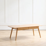 Center table Low Table 100% solid wood Top plate Desk Coffee table Width 100 x Depth 50 x Height 44 W1283121840