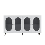 Modern Accent Sideboard Cabinet with Acrylic Doors, Freestanding Storage Cupboard Console Table for W578P186748
