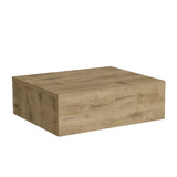 Milano Floating Nightstand , End Table, Side Table Wall-Mounted with Drawer -Macadamia -Bedroom B070137824
