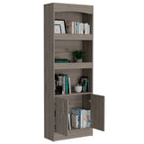 Durango Bookcase, Three Shelves, Double Door Cabinet B128P148910