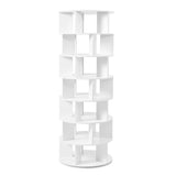 ON-TREND 23.6'' Rotating Shoe Rack Tower, 7-Tier Spinning Shoe Shelf with 5 Grids Per Layer, N721P180790K