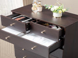 Modern Simple 6-Drawer Dresser Brown 17234498