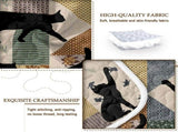 3pcs Of Black Cat Multi Posture Pattern Blanket Set All Season Bedding, 2 Pillowcases For Children, 47524620