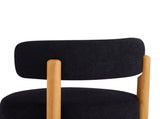 Modern 27.5" W Farmhouse Armless Chair Set of 2, Wooden Base Featuring Thatched Roof Rod Design, 22824602