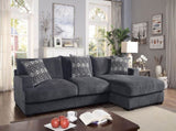 Living Room Lounge Ottoman Gray Chenille Fabric Comfort Cozy Plush Seat foam Wooden Legs 1pc Ottoman B01179794