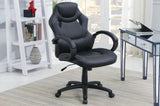 ZNTS Office Chair Upholstered 1pc Cushioned Comfort Chair Relax Gaming Office Work Black Color HS00F1688-ID-AHD