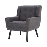 Modern Soft Teddy Material Ergonomics Accent Chair Living Room Chair Bedroom Chair Home Chair With W676P172469