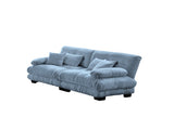 Cloud Couch 2 Seater Sofa for Living Room, Chenille 2 - Seat sofa with 2 Lumbar pillows and 2 throw 10262237