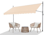 118.1"D x 47.2"W x"H Retractable Awning Khaki 21965272