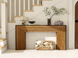 47in Modern Wood Console Table , Entryway Table, Sofa Table - Rustic & Contemporary Design W3123P333722