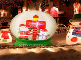 4 Feet Christmas Inflatable Snow Globe Christmas Decoration 81776409