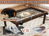 63" x 40" Board Game Table with Removable Table Top for 46 Players, Gaming and Dining Table with 91839118