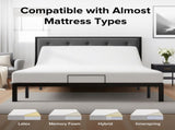 Adjustable Bed Frame with Massage Head & Foot Incline Queen Size Wireless Remote, two types of USB W1038P268076
