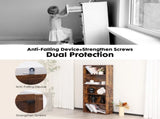 5-Tier Bookshelves with Adjustable Shelves, Floor Standing Bookcase for Home & Office Storage, 58809436