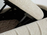 55.12"Wide Upholstered Flip-top Storage Accent Bed Bench, Chenille Footrest Ottoman with Rubberwood W3098P538033