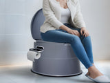 Portable Camping Toilet, Portable Sanitation Unit with 1.3 Gal Separate Inner Pail & Detachable 82804149