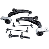6x Front Lower Control Arms Tie Rod End Link fit for Ford Flex 2010-2012 Lincoln MKT 12646583