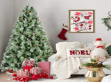 Artificial 5ft Green Christmas Tree with 694PVC/Hard Needle Mixed Branch Tips,Pine cone,Hinged 04773659