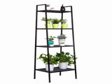 4 Tier Iron Bookshelf, Freestanding Metal Bookcase Storage Shelf for Books and Decor, 23.62 13.78 07424315