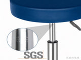 Professional Salon Stool with Spider Base - 8cm Thick Molded Foam, Semi-PU Leather, SGS Certified 74773670