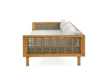 CLAREMONT 3 SEATER DAYBED WITH RATTAN ARMS N770P205570L