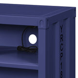 Blue Nightstand with Open Shelf B062P185672