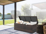 Simple And Practical Outdoor Deck Box Storage Box Brown Gradient 16929043