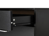 Modern Simple 3-Drawer Table Nightstand Dresser Black 39538677